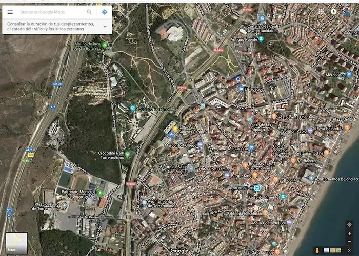 Апартаменты Apto 5 Minutos Centro Piscina Parking Торремолинос